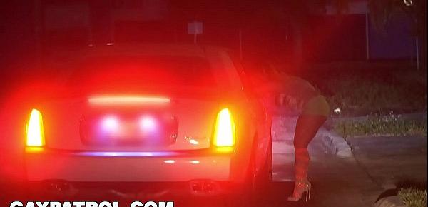  GAY PATROL - Black Thug Gets Busted In Prostitution Sting, Has Gay Sex For His Freedom